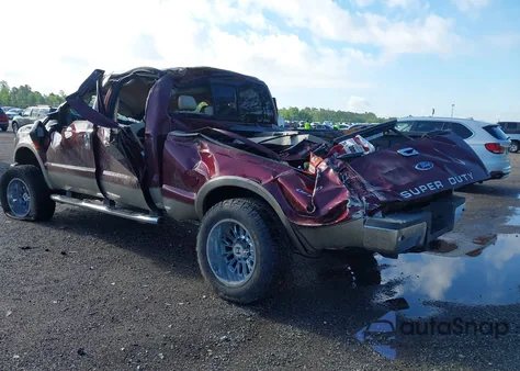 2008 Ford F-250 Lariat from USA, damaged, VIN 1FTSW21R28EB19764